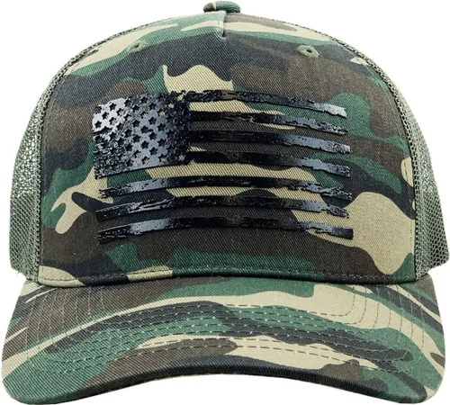 Vista 55 de KBETHOS Tactical Operator Collection USA Fishing Mesh Ballcap Flag Patch America Outdoors Trucker Baseball Cap
