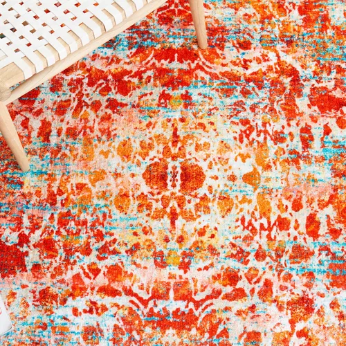 Vista 6 de SAFAVIEH Bahia Collection - Alfombra de pasillo de 2 pies 2 pulgadas x 9 pies, diseño bohemio sobreteñido, no desprende pelusa y de fácil cuidado