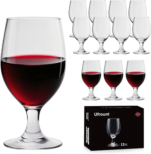 Vista 8 de Copas de vino rojo y blanco de 13 onzas, juego de 6 copas de agua