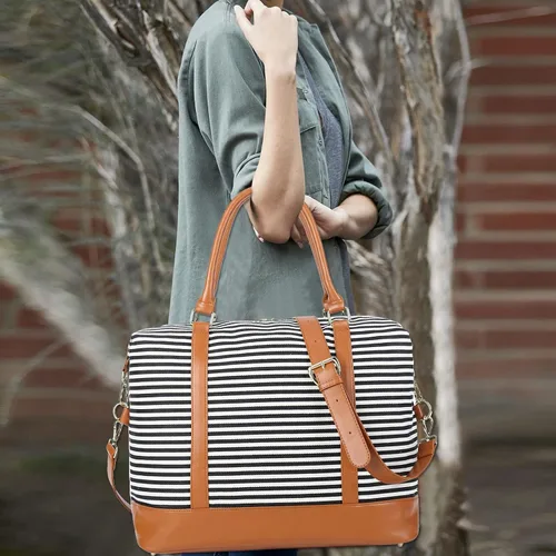 Vista 7 de CAMTOP- Bolso de viaje para mujer, de lona, para equipaje de mano