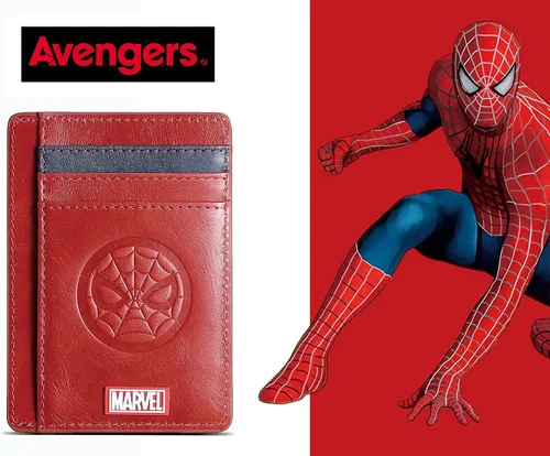 Vista 7 de IRON SPIDER Cartera, monocapa, doble pliegue, Araña roja, Marvel Hero