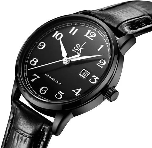 Vista 2 de Gosasa Reloj clásico para mujer, analógico, de cuarzo, con calendario, impermeable, para negocios, para mujer