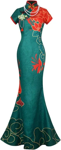 Vista 2 de Juego Cosplay Disfraz La Geisha Michiko Vestido