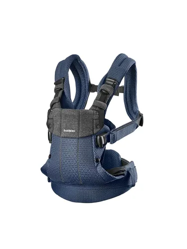 Vista 18 de BabyBjörn Portabebés Harmony, Antracita, Malla 3D Portabebés ergonómico 3-en-1; Posiciones soportadas para recién nacido, boca dentro, boca fuera