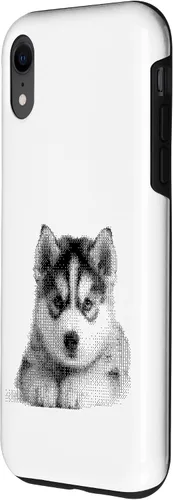 Vista 2 de Cute Siberian Husky for Dog Mom and Paw Parents Case for iPhone XR