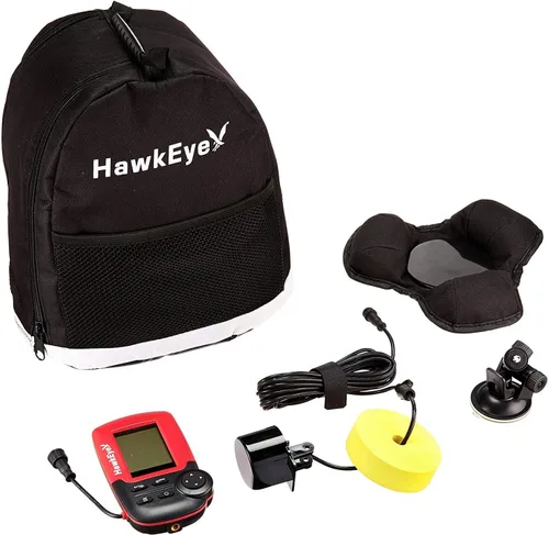 Vista 4 de HawkEye FT1PXCi FishTrax 1C IceShack Kit de pesca en hielo