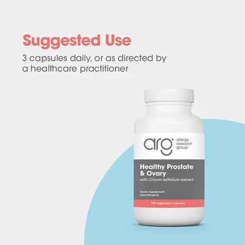 Vista 3 de Allergy Research Group ARG Healthy Prostate and Ovary Herbal, 180 Cápsulas