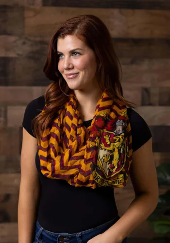 Vista 2 de Bufanda Infinita de Gryffindor Multicolor
