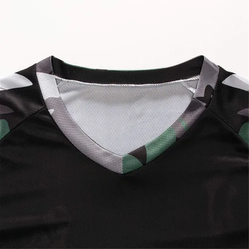 Vista 4 de JPOJPO Camiseta de ciclismo para hombre MTB Downhill Camiseta de manga larga para motocicleta transpirable S-4XL