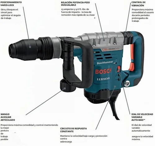 Vista 3 de Bosch Martillo de demolición SDS-Max 11321EVS