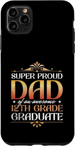 Vista 13 de Super Proud Dad Of An Awesome 12th Grade Graduate Parents Case for iPhone 16
