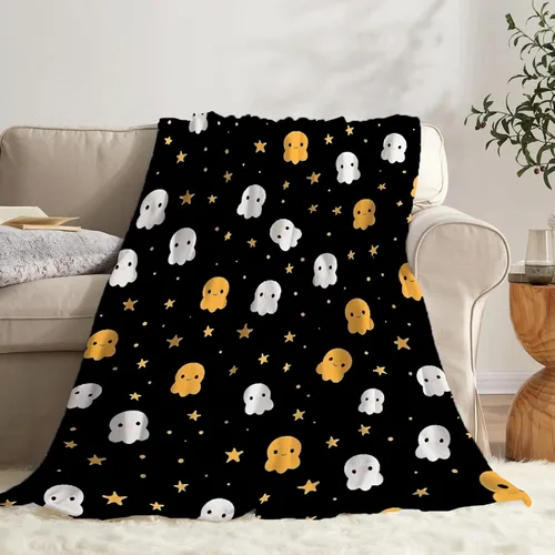 Vista 37 de Cute Ghosts - Manta de bebé personalizada para recién nacido, regalos para Halloween y Navidad, 40 x 30 pulgadas