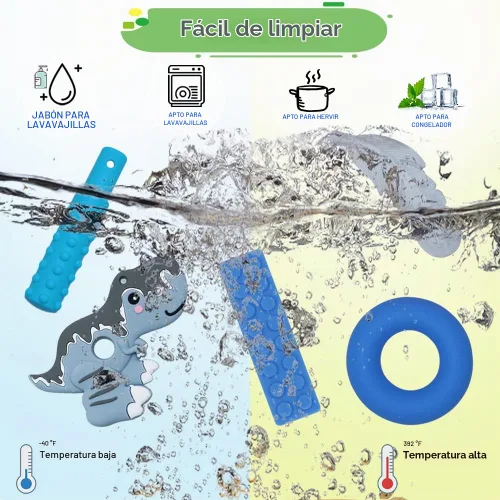 Vista 4 de Collares masticables para niños sensoriales, collar masticable sensorial para niños con TDAH, SPD, dentición, necesidades de morder, juguetes Gris