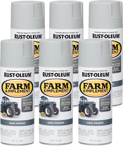 Vista 90 de Rust-Oleum Farm & Implement 280176 - Pintura esmaltada, galón, naranja (Allis Chalmers Orange)