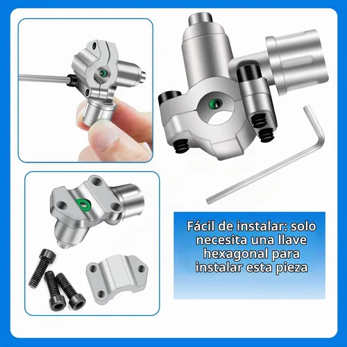 Vista 3 de 15 piezas de válvula perforadora de bala BPV-31 Kits de válvula refrigerante puede grifo válvula ajustable compatible 1/4 5/16 3/8 pulgadas