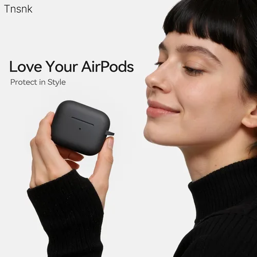 Vista 7 de Funda para AirPods Pro 3 2025 con tapa magnética, bonita funda de silicona suave compatible con Apple Airpods Pro de 3ª generación, funda rosa