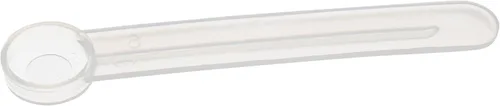 Vista 4 de Cuchara de 1/8 cucharadita (1/8 cucharadita de cucharadita) de plástico FitPowders (5, transparente)