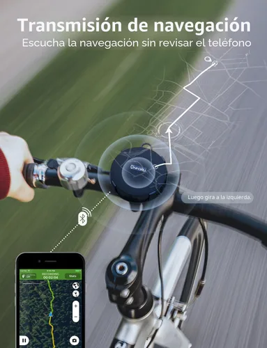 Vista 2 de Altavoz Bluetooth portátil Onforu para bicicleta, impermeable IP65, mini altavoces de ducha al aire libre para viajes, altavoz inalámbrico