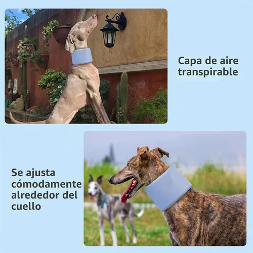 Vista 7 de Cuello para perro para mascotas, recuperación después de la cirugía, ajustable, transpirable, cuello cervical, cono de recuperación, cono de cabeza