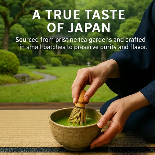 Vista 4 de Herbal Cup Té Orgánico Japonés Matcha Ashwagandha Shatavari, 2oz