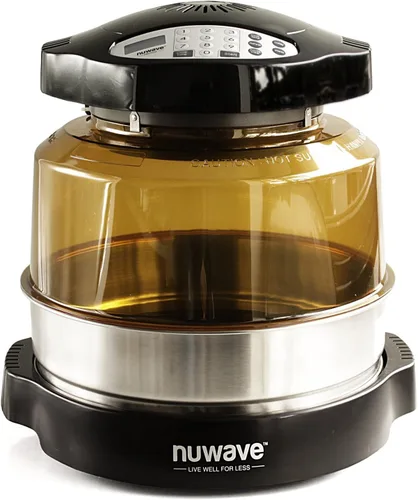Vista 2 de NuWave Oven Pro Plus con anillo de extensión de acero inoxidable