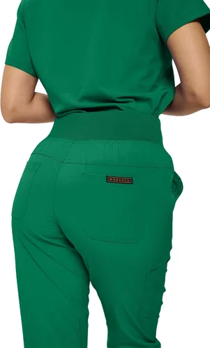 Vista 4 de Pantalones quirúrgicos acanalados para mujer