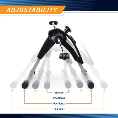 Vista 10 de MARCYMarcy Magnetic Resistance Folding Exercise Bike with Transport Wheels - NS-653