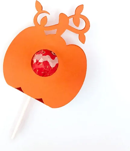 Vista 7 de ljhnba Soporte para piruletas de calabaza de Halloween, troqueles de corte, accesorios de decoración de álbumes de fotos, manualidades para diario