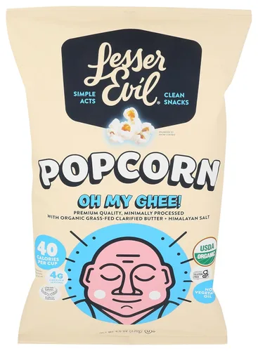 Vista 19 de LesserEvil Palomitas de maíz orgánicas "Avocado-licious", exclusivo de Amazon, calidad premium, mínimamente procesado, sin aceite vegetal, 4.6