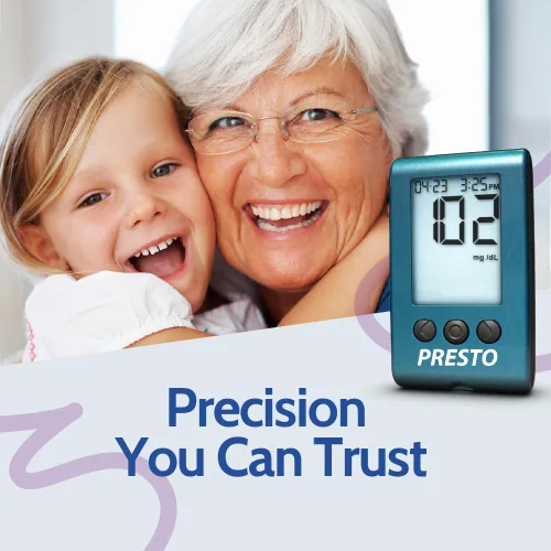 Vista 4 de AgaMatrix Sistema de monitoreo de glucosa en sangre Presto