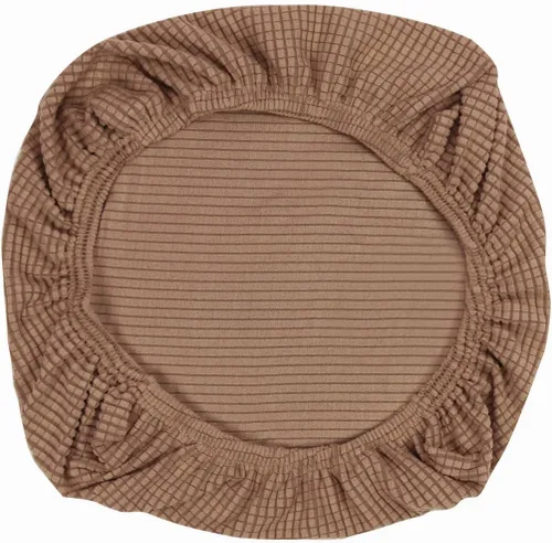 Vista 16 de Yikko - Fundas elásticas de jacquard con licra, con textura de grano de maíz, para sillas, aptas para oficina, comedor, bar, fundas para asientos