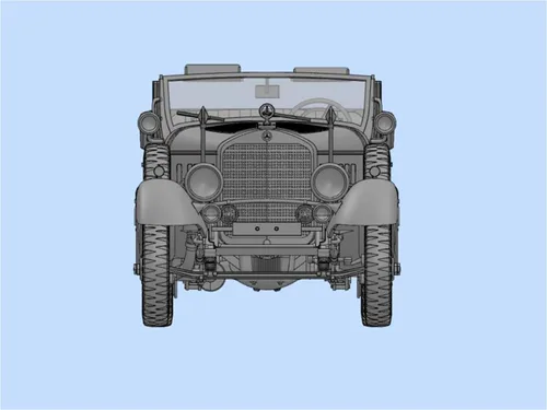 Vista 9 de ICM Modelos G4 1939 Producción Coche alemán con kit de construcción de pasajeros