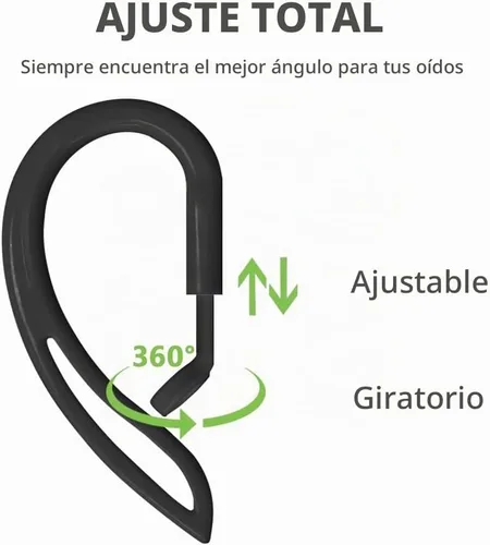 Vista 3 de Ganchos para orejas compatibles con AirPods de 3ª generación [Ajustable multidimensional] Accesorios YINVA compatibles con AirPods Pro AirPods 3 2 1