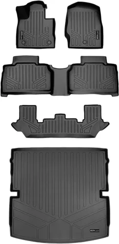 Vista 17 de SMARTLINER Alfombrilla de suelo para maletero de carga para todo tipo de clima para Ford Explorer 2002-2010