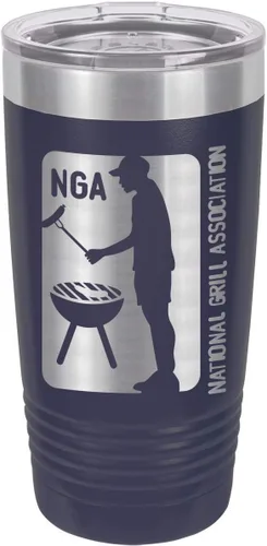 Vista 7 de OnlyGifts - Vaso con pajita para asar a la parrilla con grabado láser (20.1 fl oz)
