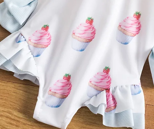 Vista 5 de Traje de baño de una o dos piezas para bebé niña