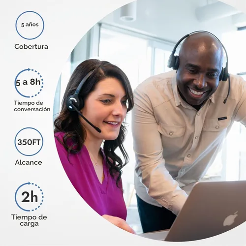 Vista 3 de Leitner LH275 Premium Lite 2-en-1 Auriculares inalámbricos DECT