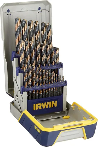 Vista 5 de IRWIN Tools 1881322 Impact Performance Series Broca de óxido negro de punta dividida de 135 grados, 10