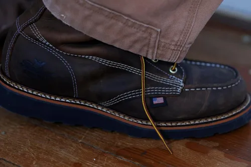 Vista 8 de Thorogood - Botas de trabajo con suela MAXwear y protección Moc Toe en la punta