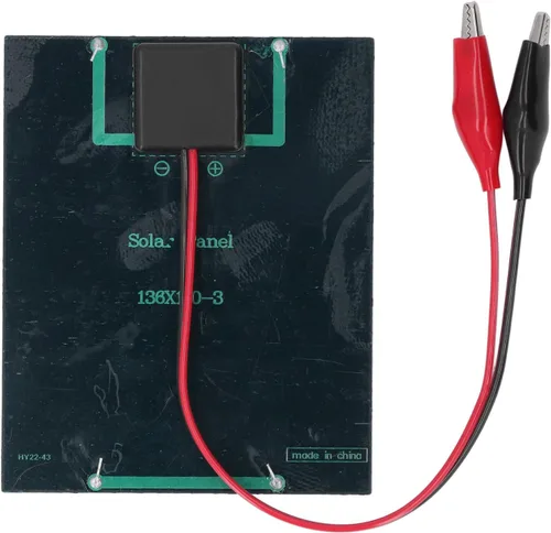 Vista 7 de Panel solar de 2 W y 12 V, cargador de panel solar de polisilicio, sólido, resistente al viento y a la nieve para luces solares de césped, luces