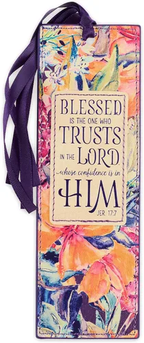 Vista 30 de Christian Art Gifts - Marcapáginas premium de piel sintética vegana con escritura bíblica para mujeres: Cuando ella habla - Proverbios 31:26, Marrón