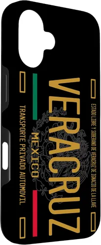 Vista 3 de Funda para teléfono con placa de matrícula Veracruzano Veracruz para iPhone 16