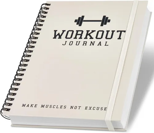 Vista 10 de El Diario de Fitness Definitivo para Rastrear y Cumplir Tus Metas de Gimnasio - Planificador Detallado de Entrenamientos y Libro de Registro Para