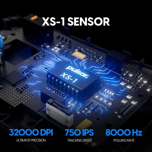 Vista 2 de Pulsar Gaming Gears Xlite v4 Mouse inalámbrico para juegos, mini, color Blanco
