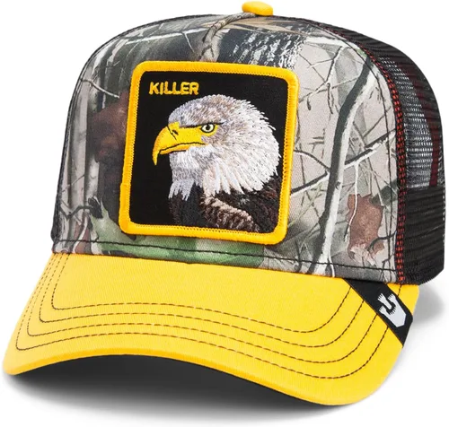 Vista 7 de Goorin Bros. Stick and Leaf Camo Collection - Gorra de camionero para hombre y mujer Beige (La Serpiente Veneno)
