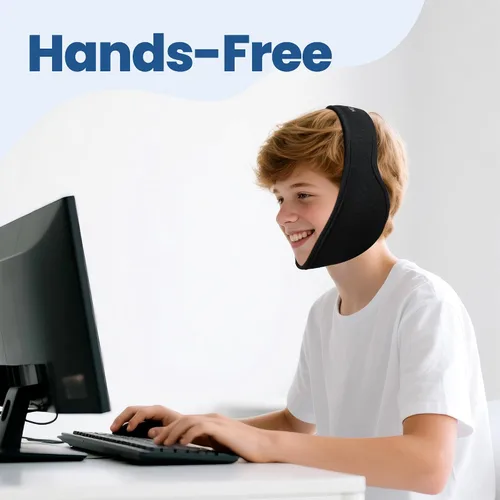 Vista 8 de LotFancy Envoltura para la Cabeza con Paquete de Hielo para Muelas del Juicio, Paquete de Hielo Facial para Alivio del Dolor de Muelas y Mandíbula