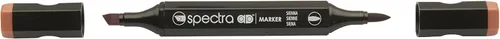 Vista 6 de AD Marker Chartpak Spectra, Tri-Nib y cepillo de doble punta, antiguo, 1 cada uno (S069AD)