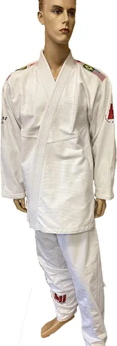 Vista 8 de Woldorf USA Jiu Jitsu brasileño BJJ GI para hombres IBJJF Kimono ligero Kickboxing BJJ Jiu Jitsu GIS color blanco uniforme tela preencogida