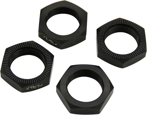 Vista 3 de FLMLF Juego de tuercas de rueda de aluminio para 1/5 escala Hpi RV Km Baja 5b RC piezas de automóvil (negro)