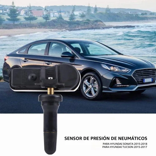 Vista 3 de Sensor de presión de neumáticos 52933-C1100 para Sonata 2015-2018, Tucson 2015-2017